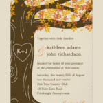26 Fall Wedding Invitation Templates Free Sample Example Format