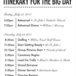 26 Wedding Itinerary Templates Free Sample Example Format Download