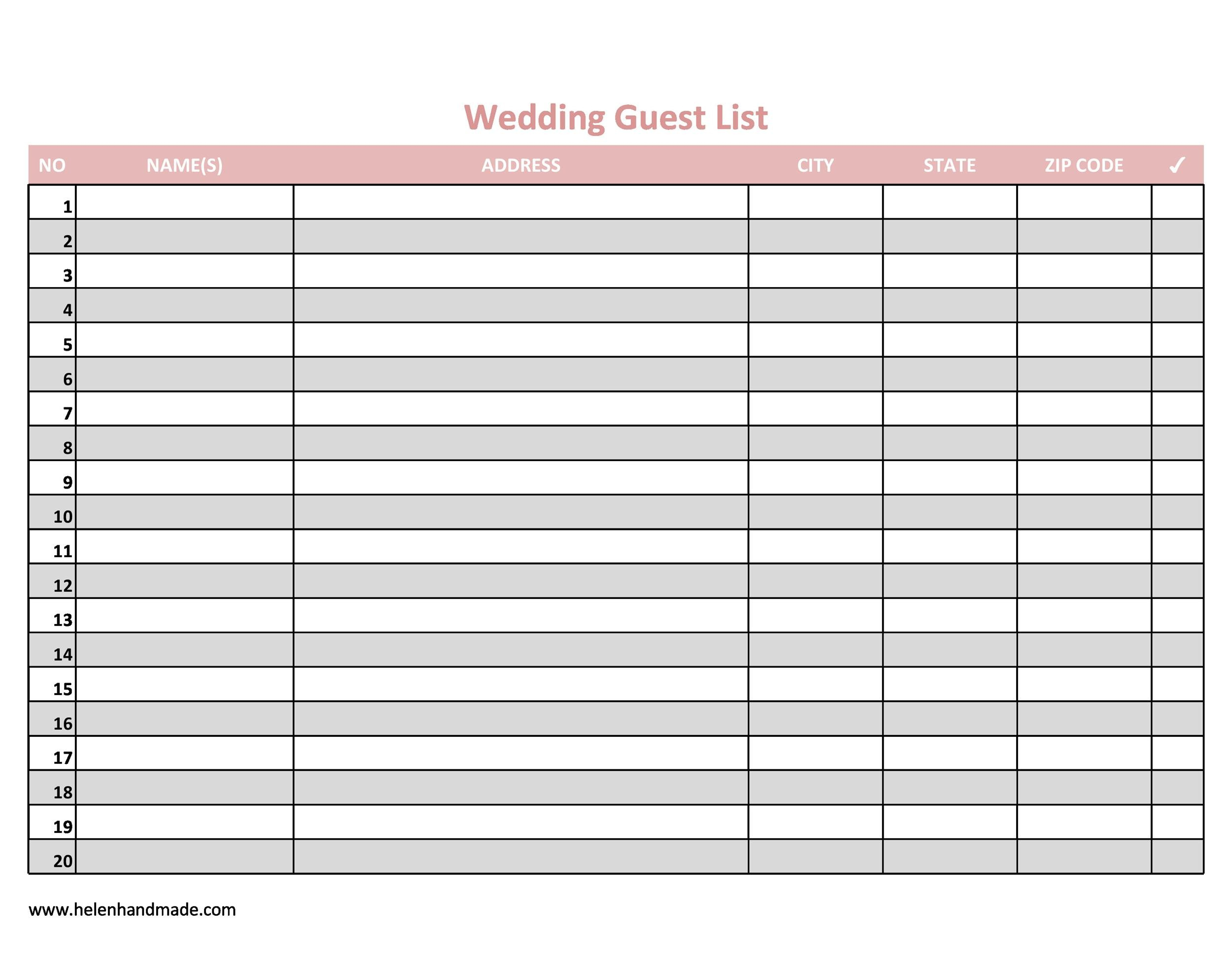 35 Beautiful Wedding Guest List Itinerary Templates 35 Beautiful Wedding Guest List Itinerary Templates