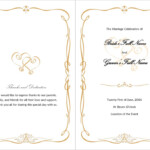 37 Printable Wedding Program Examples Templates TemplateLab