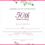 4 Vow Renewal Certificate Template 09684 FabTemplatez