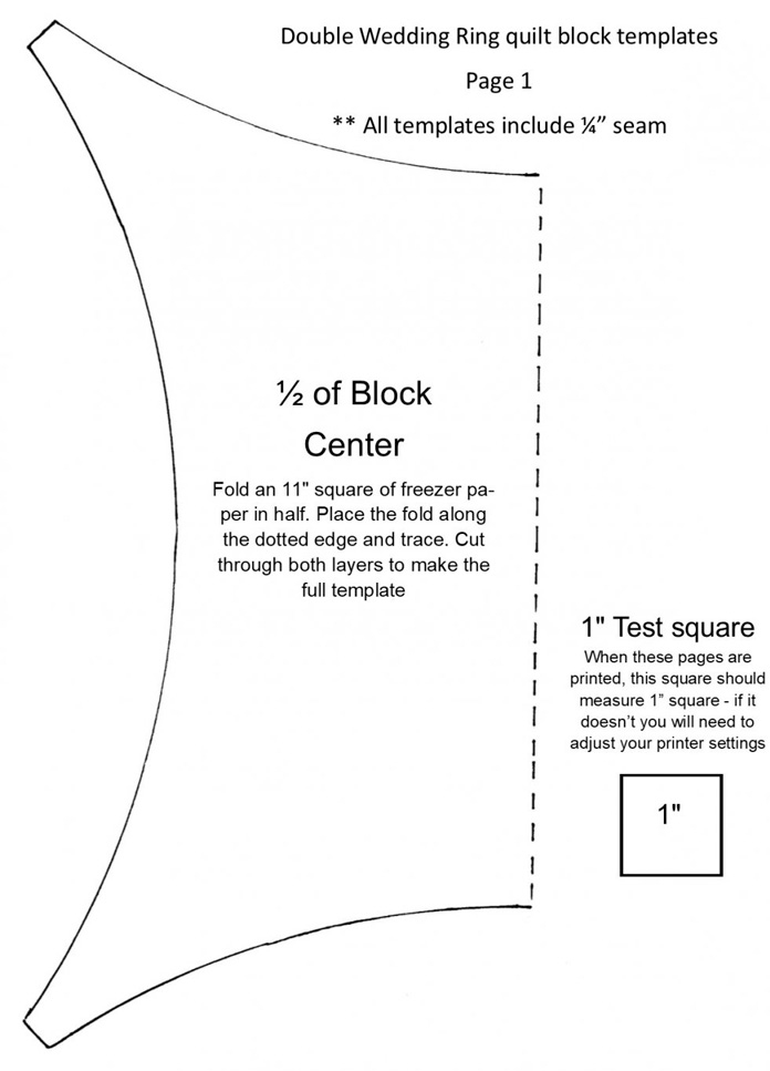 5 Ways To Cut Pieces For A Double Wedding Ring Quilt