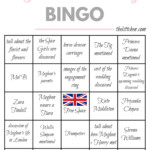 A Royal Wedding Watch Party Royal Wedding Bingo Thekittchen