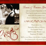 Anniversary Invitation Template Dsncl Wedding Anniversary Party
