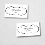 Avery Place Card Template INSTANT DOWNLOAD Escort Card