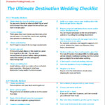 Checklist For Destination Wedding
