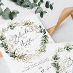CLEO Printable Boho Wedding Invitation Template Suite With Etsy