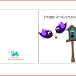 Download Happy Wedding Anniversary Card Template Fresh Luxury Free