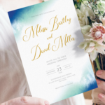 Download Printable Deep Sea Beach Wedding Invitation PDF