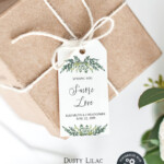 Editable Wedding Smore Love Favor Tag Rustic Wedding Thank You