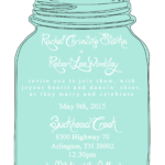 Floral Wreath Free Printable Bridal Shower Invitation Suite Mason Jar