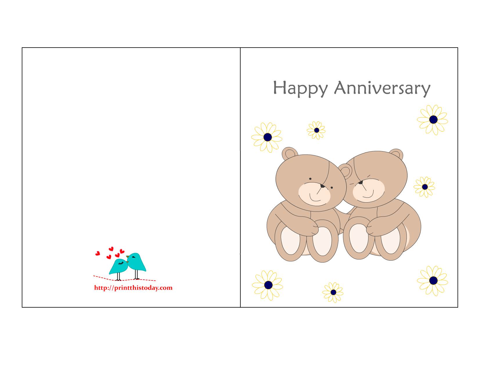 Free Printable Anniversary Cards Free Printable Anniversary Cards