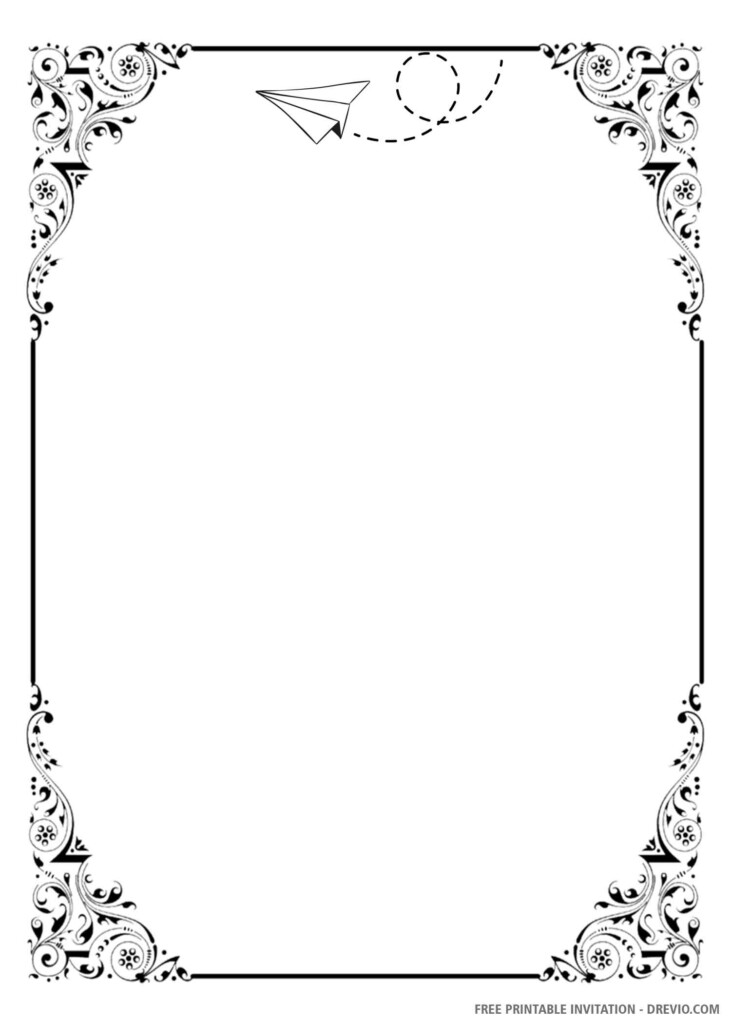  FREE PRINTABLE DIY Printable Wedding Invitation Templates 