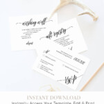 Free Wedding Registry Card Template New Enclosure Card Template