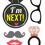 Ideasbyfarah FREE PRINTABLE TEMPLATE WEDDING PHOTO BOOTH PROPS