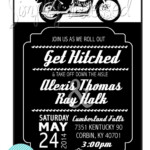 Motorcycle Wedding Invitation DIY By SimplyBlessedDesign