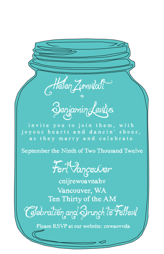 New Mason Jar Wedding Invitation Suite Mason Jar Wedding Invitations 