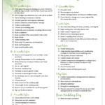 Outdoor Wedding Checklist