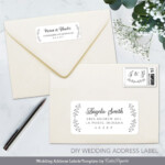 Printable Address Label Calligraphy Address Label Template Etsy