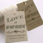 Printable Love Is Sweet Tags DIY Custom Wedding Favor Tags