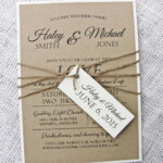 Rustic Wedding Invitation Diy Printable Modern Wedding
