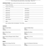 Wedding Dj Checklist Template
