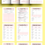 Wedding Planner Printable Printable Wedding Planner Kit Etsy