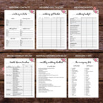 Wedding Planner Printable Wedding Binder Printables Wedding Etsy