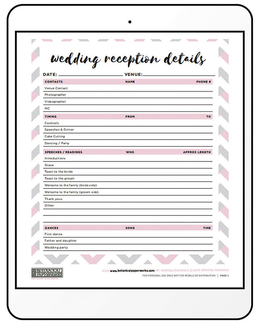 Wedding Planning Printables Free Templates To Keep You Organized Wedding Planning Printables Free Templates To Keep You Organized
