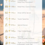 Wedding Reception Timeline Examples Milestone Plan Excel Template