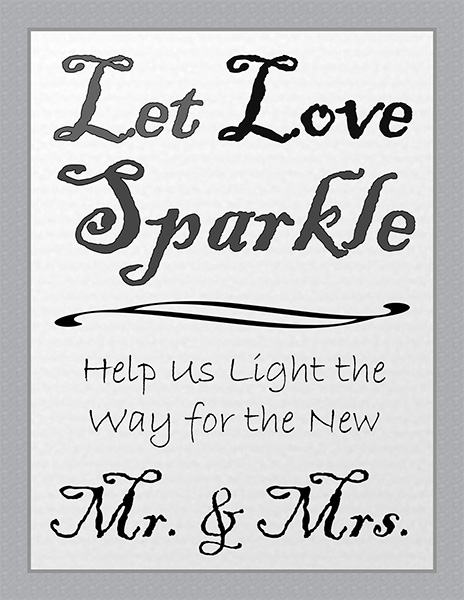 Wedding Sparkler Sign For Send Offs Free Printable Perfect For 