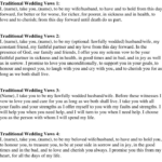 Wedding Vows Samples Template Free Download Speedy Template
