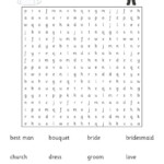 Wedding Word Search