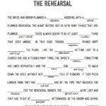 14 Free Fun And Printable Wedding Mad Libs Wedding Mad Libs