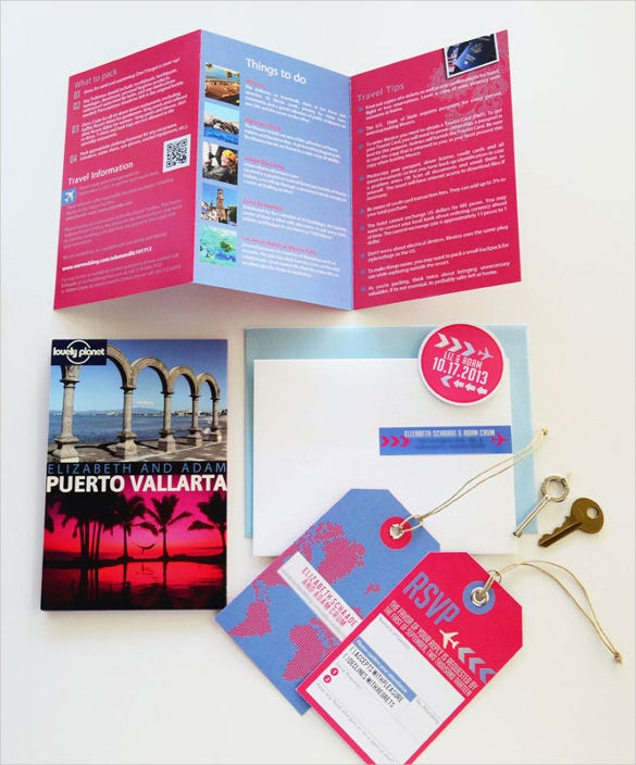 19 TriFold Wedding Invitation Templates Free Sample Example Format 
