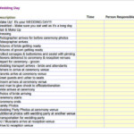 19 Wedding Schedule Templates PSD PDF DOC XLS Free Premium