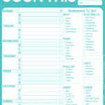 20 Free Menu Planner Printables Fab N Free