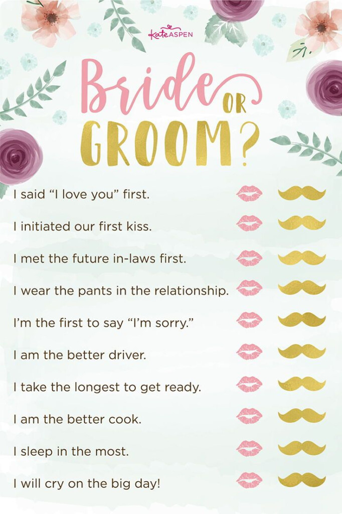 3 Exciting Bridal Shower Games Printables Bridal Shower Games Free 