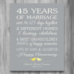 45th Wedding Anniversary Quotes QuotesGram
