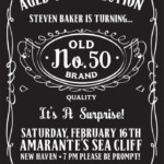 50th Birthday Invitations For Him Invitation Design Blog