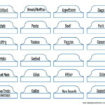 8 Large Tab Dividers Template 3 Ring Binder Tabs Cover Insert Recipe
