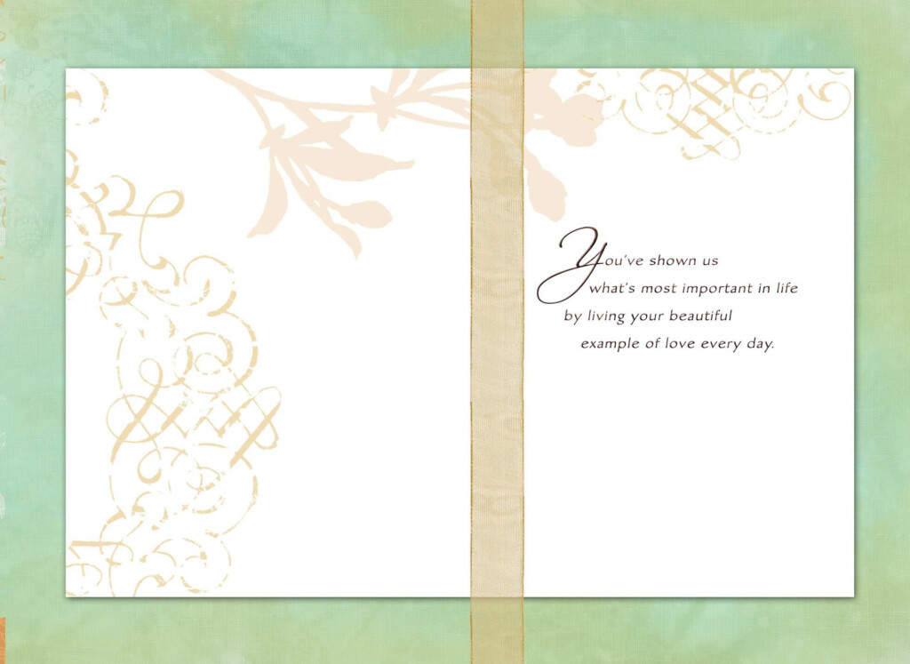 A Beautiful Example Anniversary Card For Parents Greeting Cards 