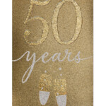 American Greetings 50th Anniversary Card Golden Walmart