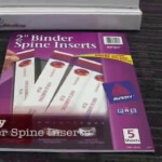 Avery Binder Spine Inserts Demo For 3 Inch Binder Spine Template Word