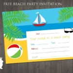 Beach Party Printables Freebies Moms Munchkins