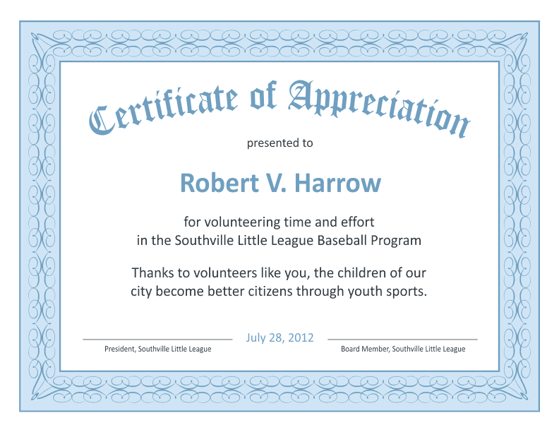 Certificate Templates