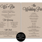Cheap Wedding Day Programs Thisiscdesign