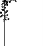 FREE PRINTABLE Black And White Floral Wedding Invitation Templates