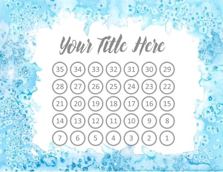 FREE Printable Countdown Calendar Template Customize Online 
