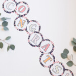 FREE Printable Floral Design Alphabet And Number Banner